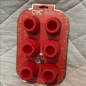CWC Red Shot Glass Cookie Mold